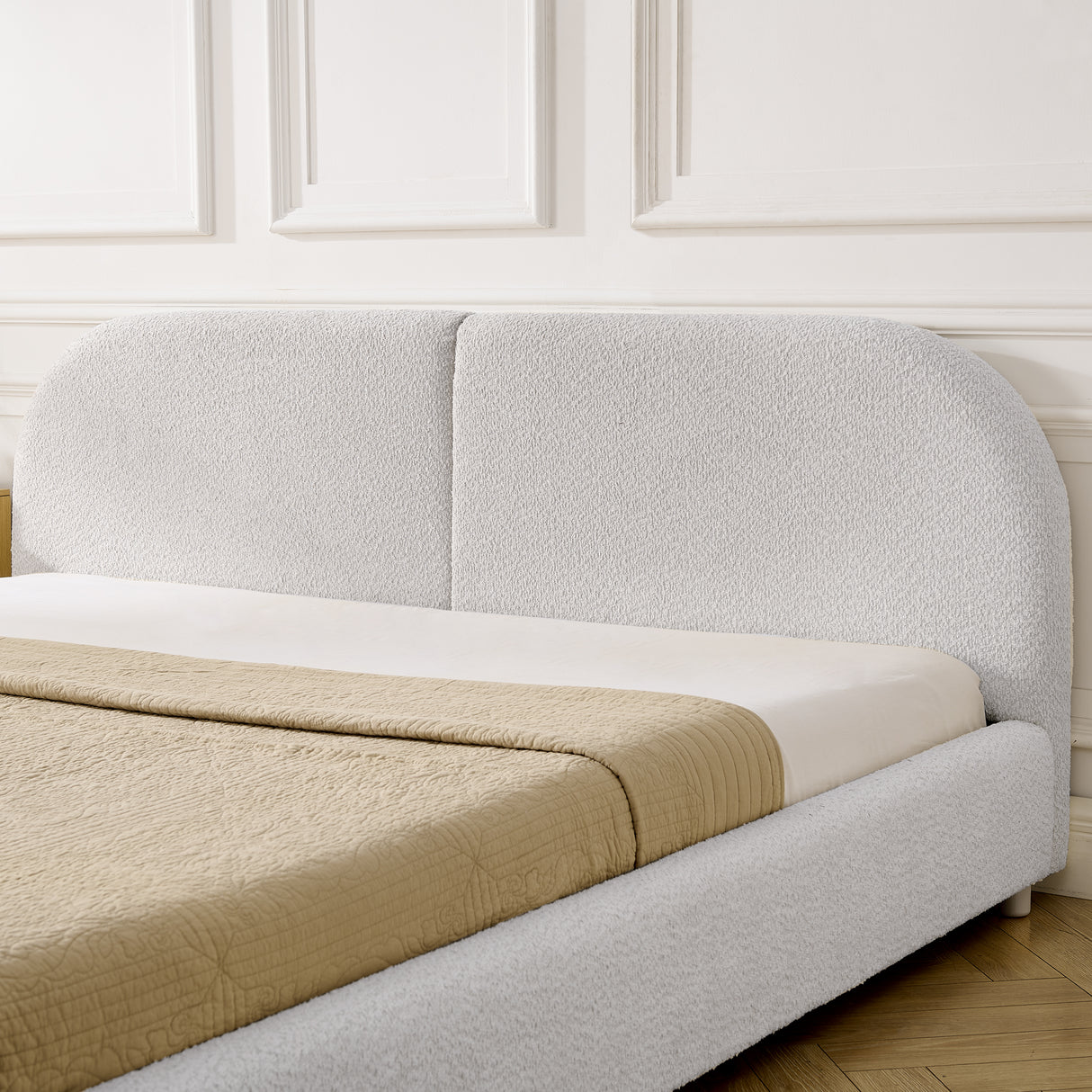 King Size Upholstered Bed Frame