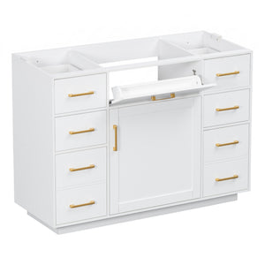 48" Bathroom Vanity without Sink, Cabinet Base Only