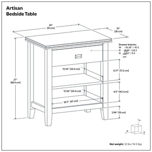 Artisan - Handcrafted Bedside Table