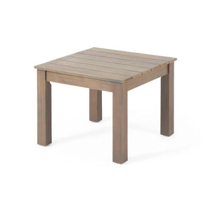 Halcyon - Outdoor Side Table With Slat Design - Best Buy Furniture