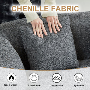 Curved Sectional Sofa - Oversized Modern Design
