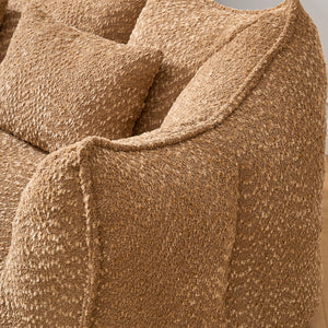 Comfortable Dual Beanbag Chair With High Resilience Foam Core For 2 People