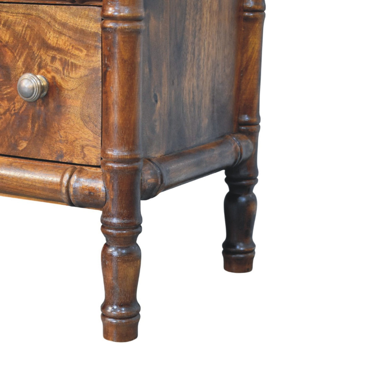 Solid Wood Bamboo 3 Drawer Chest