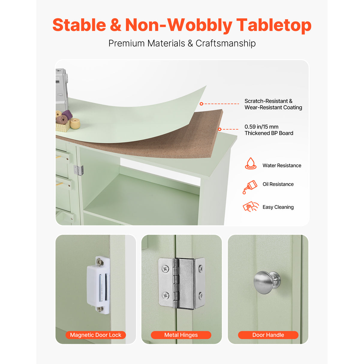 Folding Sewing Table: Multipurpose Craft Station
