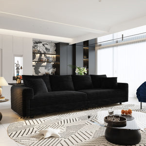 4 Seat Sofa, Deep Seat Couches With Soft Pillows