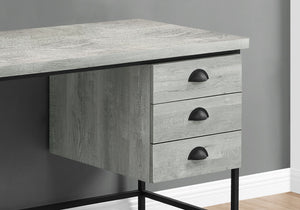 Computer Desk For Home Office, Laptop, 3 Storage Drawers, Contemporary & Moder