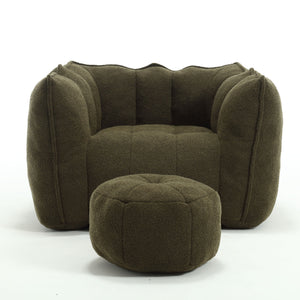 Soft Bean Bag Chair With High Resilient Foam