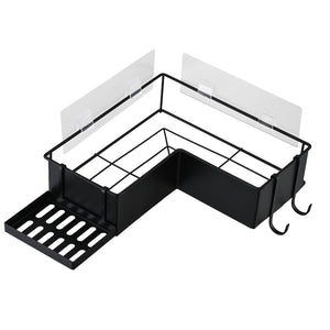 2-Pack Drill-Free Adhesive Corner Shower Caddy Organizer