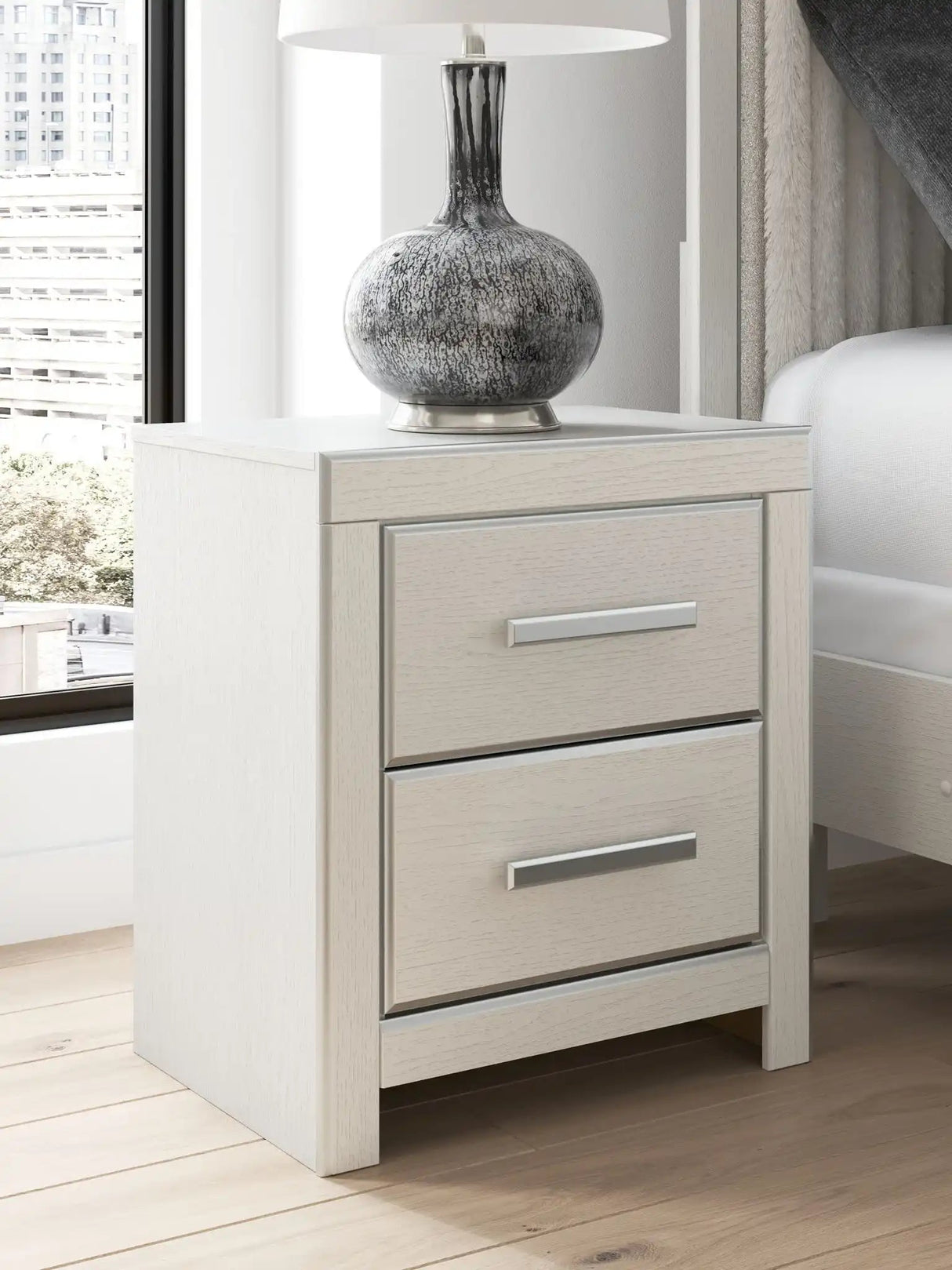 Zuraleus - Two Drawer Night Stand - Best Buy Furniture
