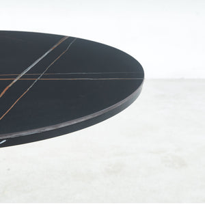 Mid-Century Tulip Table With Round Top and Pedestal Base