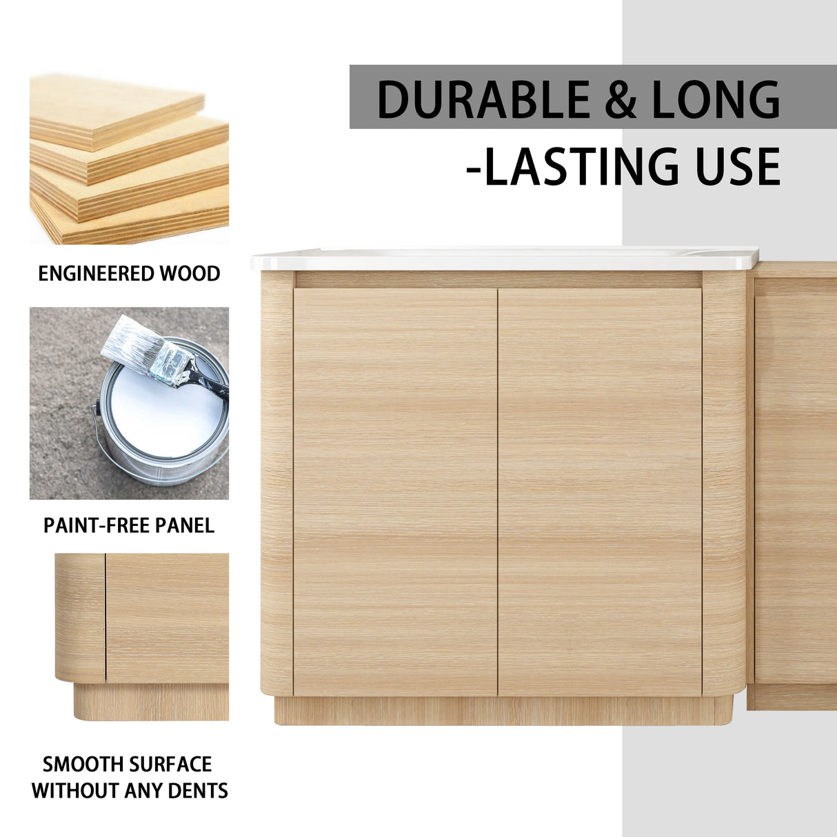 84'' Freestanding Bathroom Vanity