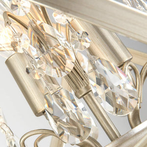 4 Lights Cage Crystal Chandelier