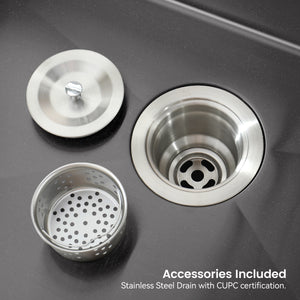 Stainless Steel Kitchen Sink 30"x19" Single Bowl Undermount