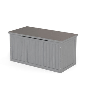 Outdoor Deck Box, Storage With Seat & Table Top