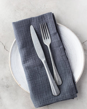 Cotton Crinkle Cloth Napkins, Set of Four