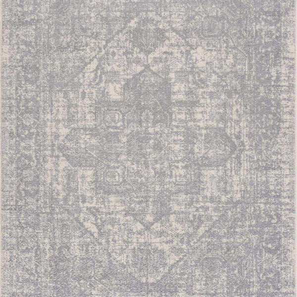 Peeta Gray Medallion Area Rug