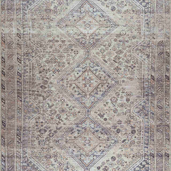 Barny Tan Washable Area Rug