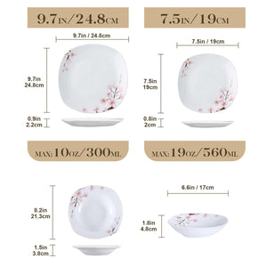 Annie 24 Piece Dinnerware Set for 6