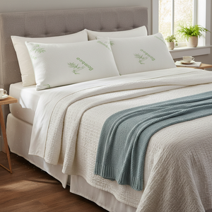 Bamboo Memory Foam Pillows (1 or 2 Pack)