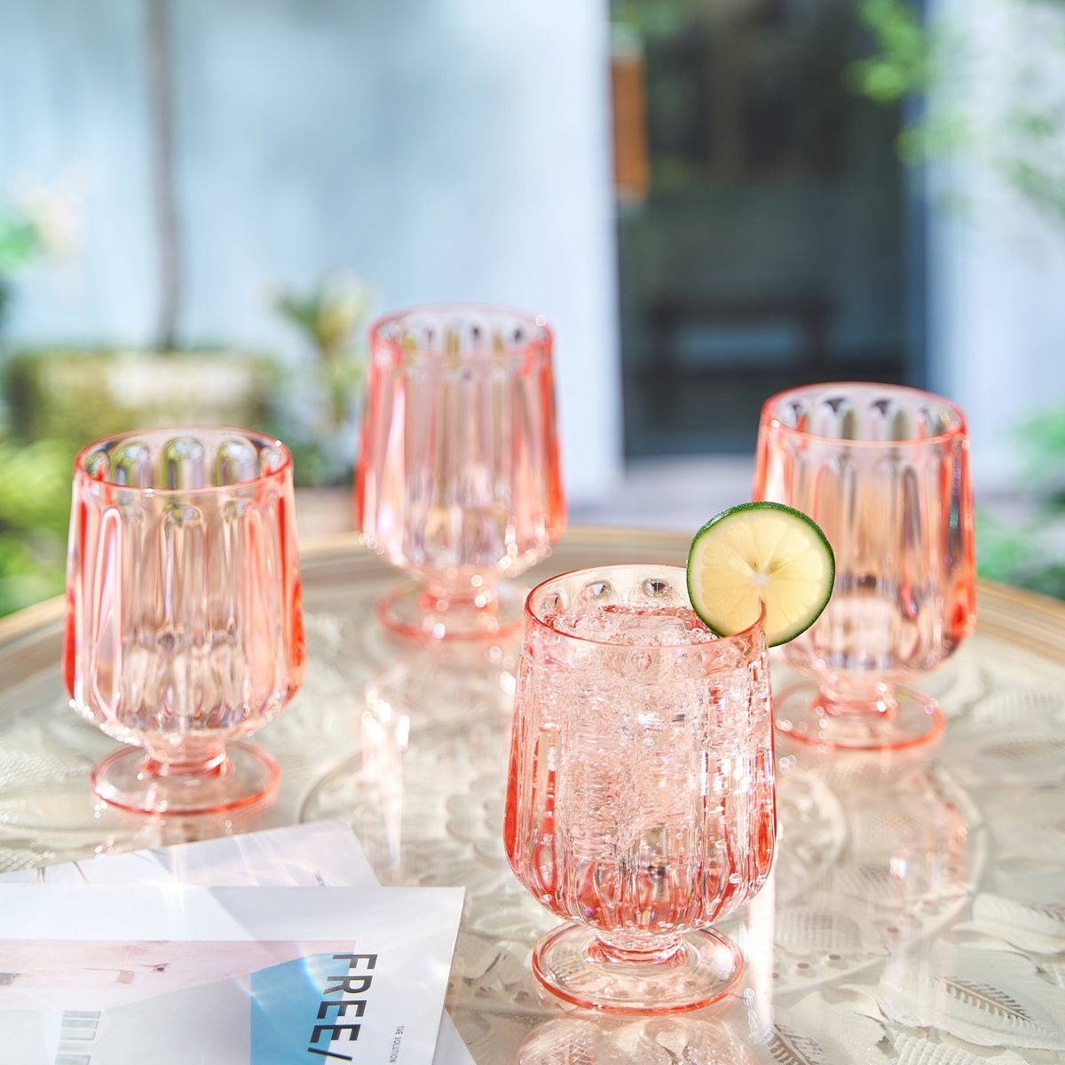 Khen Site Madrid Acrylic Stemmed Wine Goblet Glassware - view 2