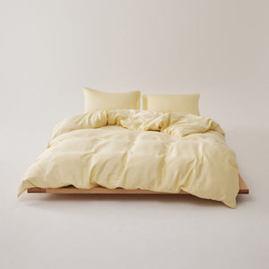Adeline Pastel Silky Cooling TENCEL™ Bedding Set / Gray