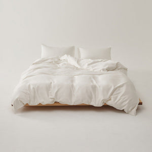 Adeline Pastel Silky Cooling TENCEL™ Bedding Set - Brown
