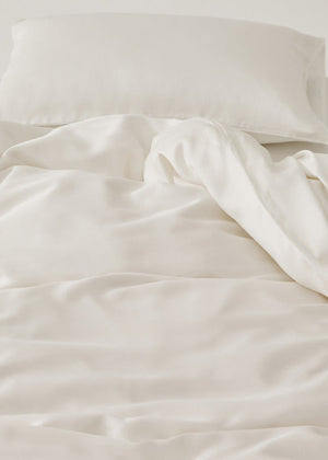 Adeline Pastel Silky Cooling TENCEL™ Bedding Set in Coffee