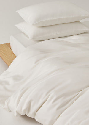 Adeline Pastel Silky Cooling TENCEL™ Bedding Set / Cream