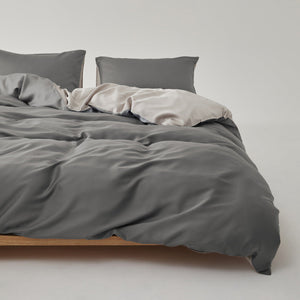 Adeline Pastel Silky Cooling TENCEL™ Bedding Set in Coffee