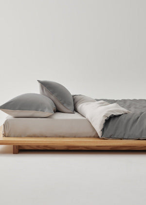 Adeline Pastel Silky Cooling TENCEL™ Bedding Set - Brown