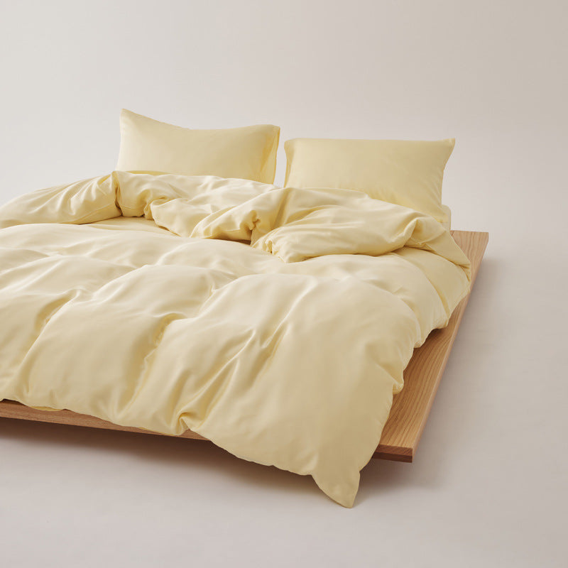 Adeline Pastel Silky TENCEL™ Bedding Set / Yellow