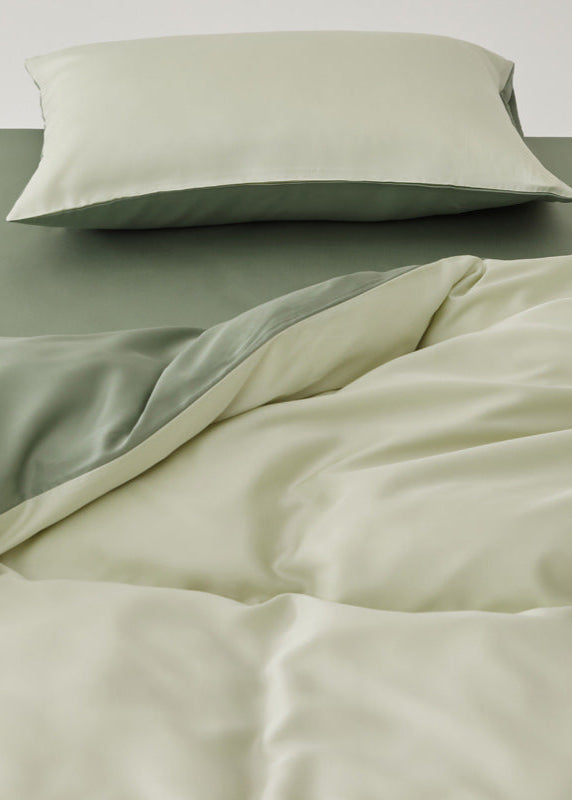 Adeline Pastel Silky Cooling TENCEL™ Bedding Set / Cream