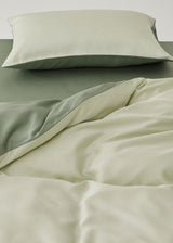 Adeline Pastel Silky Cooling TENCEL™ Bedding Set / White