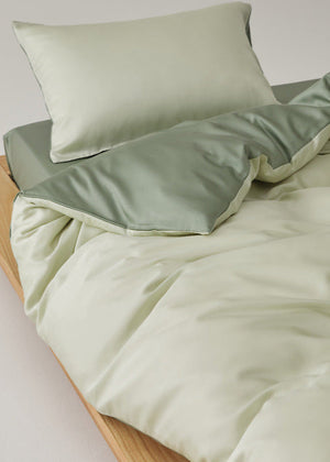 Adeline Pastel Silky Cooling TENCEL™ Bedding Set - Brown