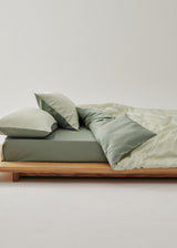 Adeline Pastel Silky Cooling TENCEL™ Bedding Set / Green