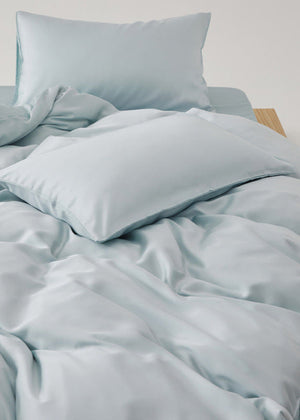 Adeline Pastel Silky Cooling TENCEL™ Bedding Set in Coffee