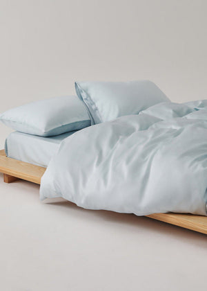 Adeline Pastel Silky Cooling TENCEL™ Bedding Set in Coffee