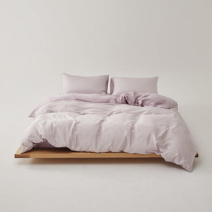 Adeline Pastel Silky Cooling TENCEL™ Bedding Set in Coffee