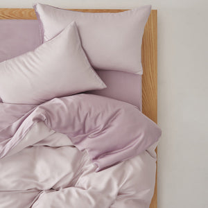 Adeline Pastel Silky Cooling TENCEL™ Bedding Set - Brown