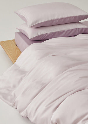 Adeline Pastel Silky Cooling TENCEL™ Bedding Set / Gray