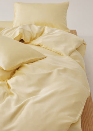 Adeline Pastel Silky Cooling TENCEL™ Bedding Set - Brown