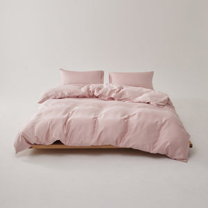 Adeline Pastel Silky Cooling TENCEL™ Bedding Set / White