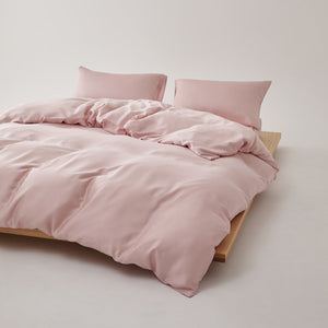Adeline Pastel Silky Cooling TENCEL™ Bedding Set - Brown