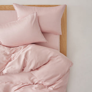Adeline Pastel Silky Cooling TENCEL™ Bedding Set in Coffee