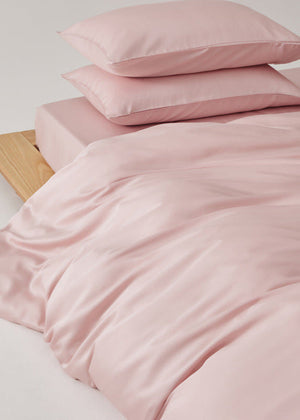 Adeline Pastel Silky Cooling TENCEL™ Bedding Set in Coffee