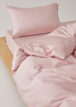 Adeline Pastel Silky Cooling TENCEL™ Bedding Set - Brown
