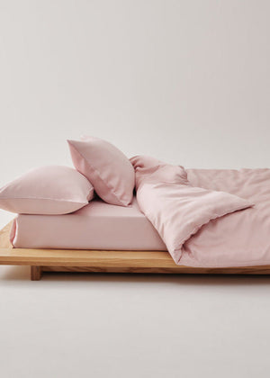 Adeline Pastel Silky Cooling TENCEL™ Bedding Set in Coffee