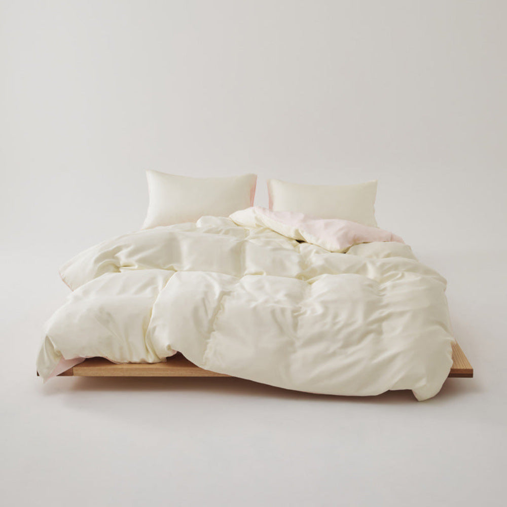 Adeline Pastel Silky Cooling TENCEL™ Bedding Set / Brown