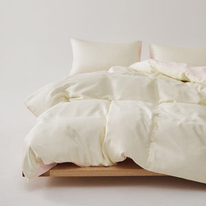 Adeline Pastel Silky Cooling TENCEL™ Bedding Set in Coffee