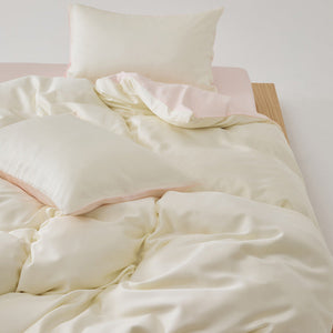 Adeline Pastel Silky TENCEL™ Bedding Set / Yellow